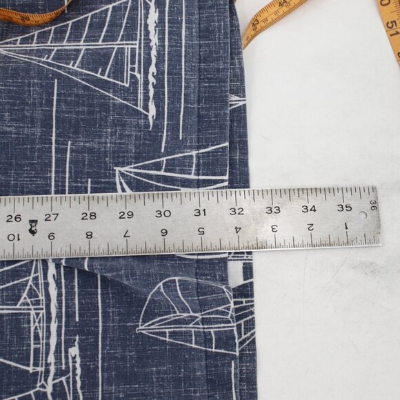 Reyn spooner Hawaiian Shirt men's 2XL Reverse print sailboat boat popover camp - Picture 7 of 11